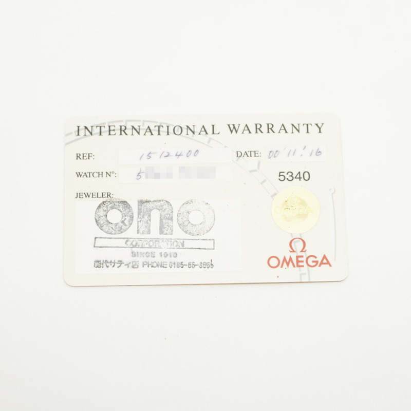 歐米茄星座系列 1512.40 灰色錶盤男士腕錶-1