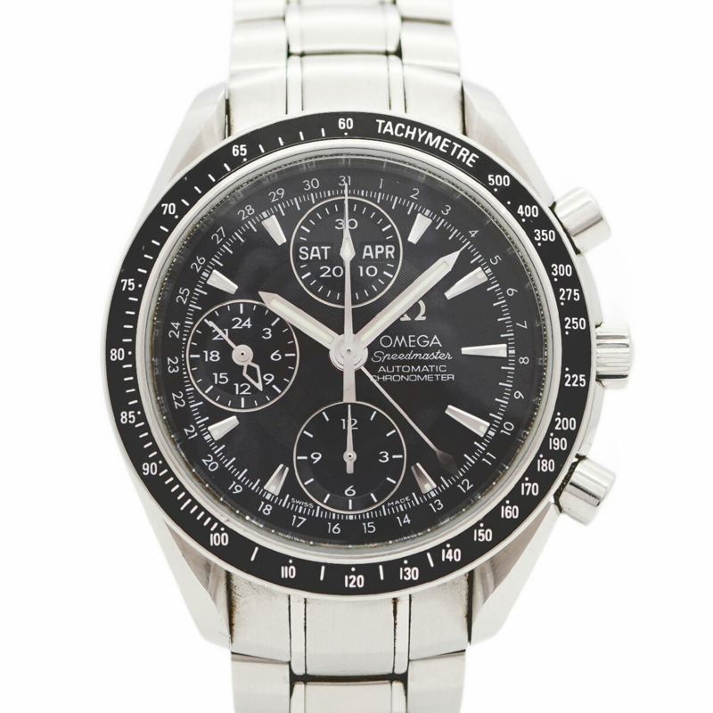 歐米茄超霸系列3220.50黑色錶盤男士腕錶-0