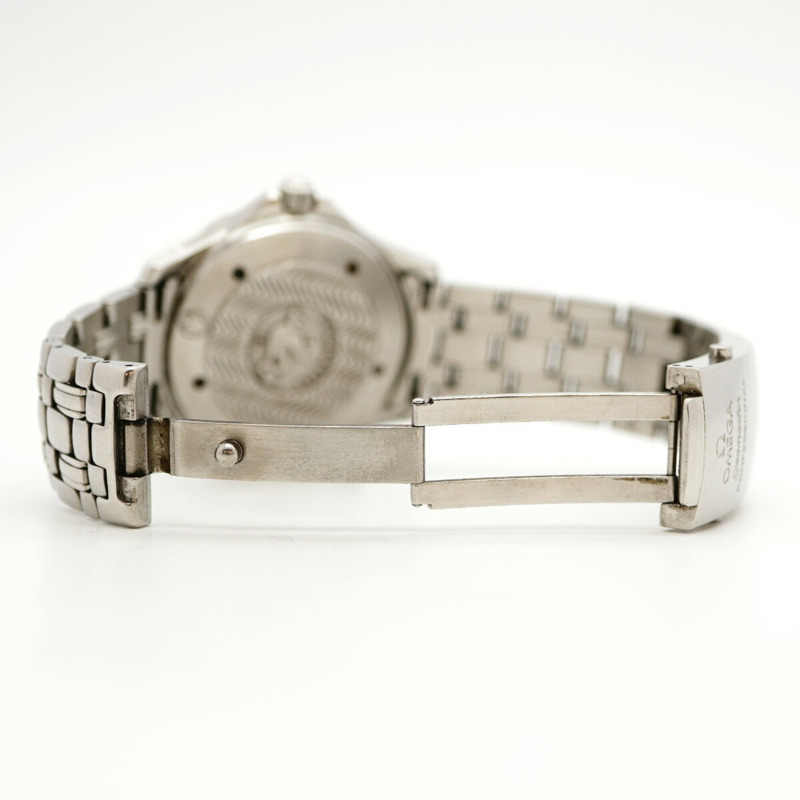 歐米茄海馬系列 2531.80 海軍藍錶盤男士腕錶-4