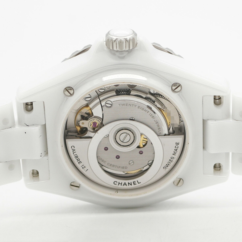 香奈兒 J12 H5705 白色錶盤男士腕錶-5
