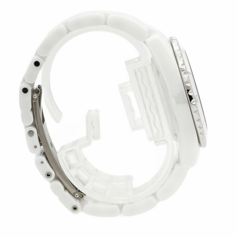 香奈兒 J12 H5705 白色錶盤男士腕錶-9