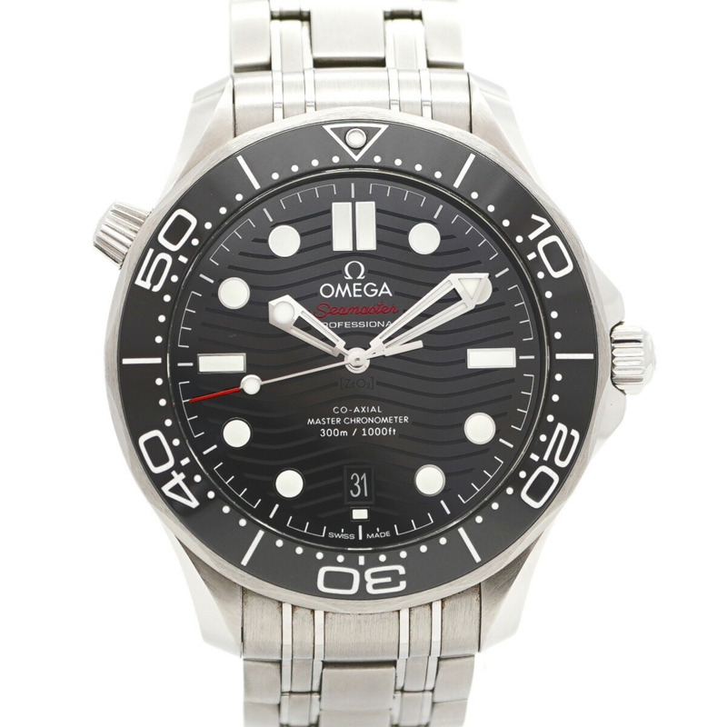 歐米茄海馬系列 210.30.42.20.01.001 黑色錶盤男士腕錶-0