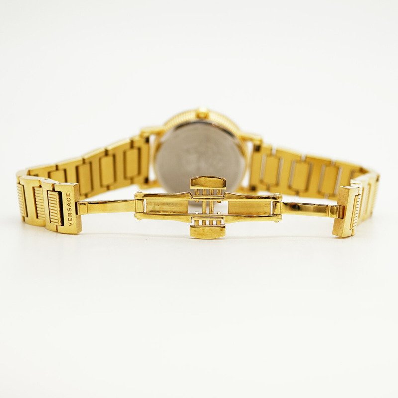 范思哲 (Versace) STUD ICON VE6M00522 藍色錶盤女士腕錶-4