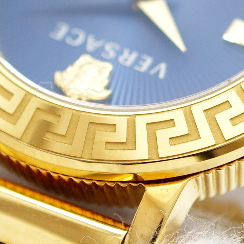 范思哲 (Versace) STUD ICON VE6M00522 藍色錶盤女士腕錶-7