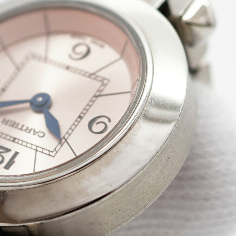 卡地亞 Miss Pasha W3140008 粉紅錶盤小姐腕錶-7