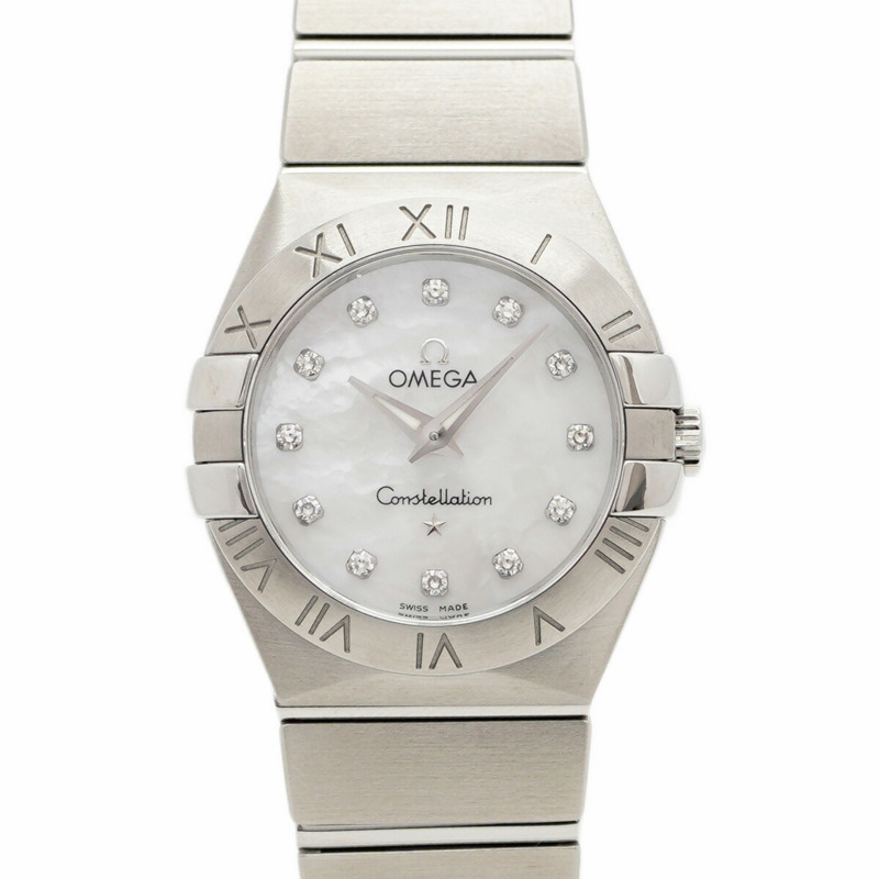 歐米茄星座系列 123.10.27.60.55.001 白色錶盤女錶-0