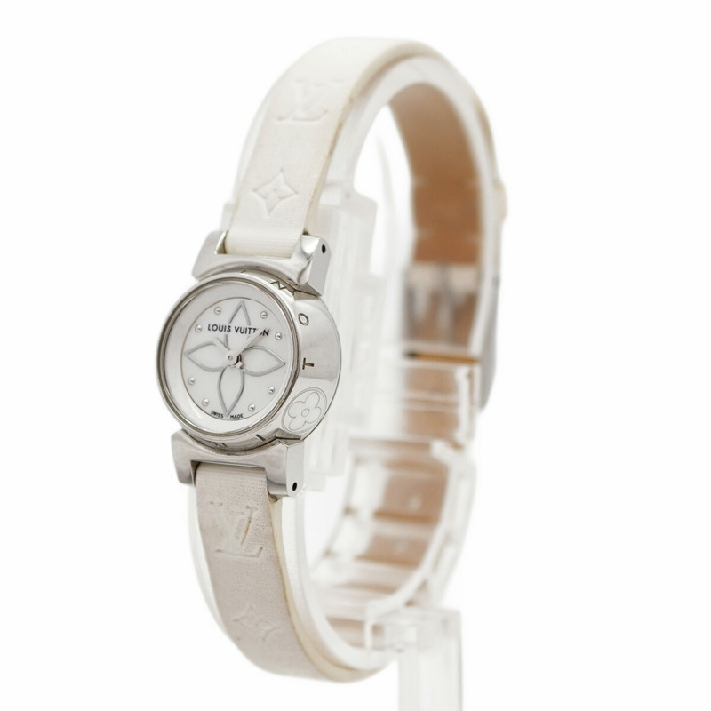 路易威登 Tambour Q151C 白色錶盤女士腕錶-2