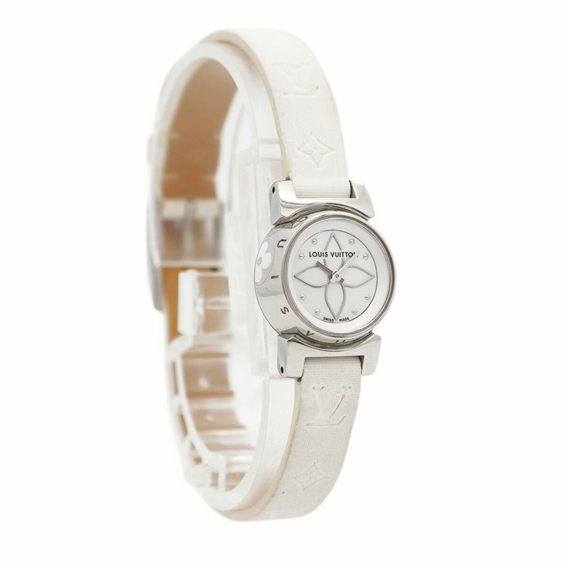 路易威登 Tambour Q151C 白色錶盤女士腕錶-3