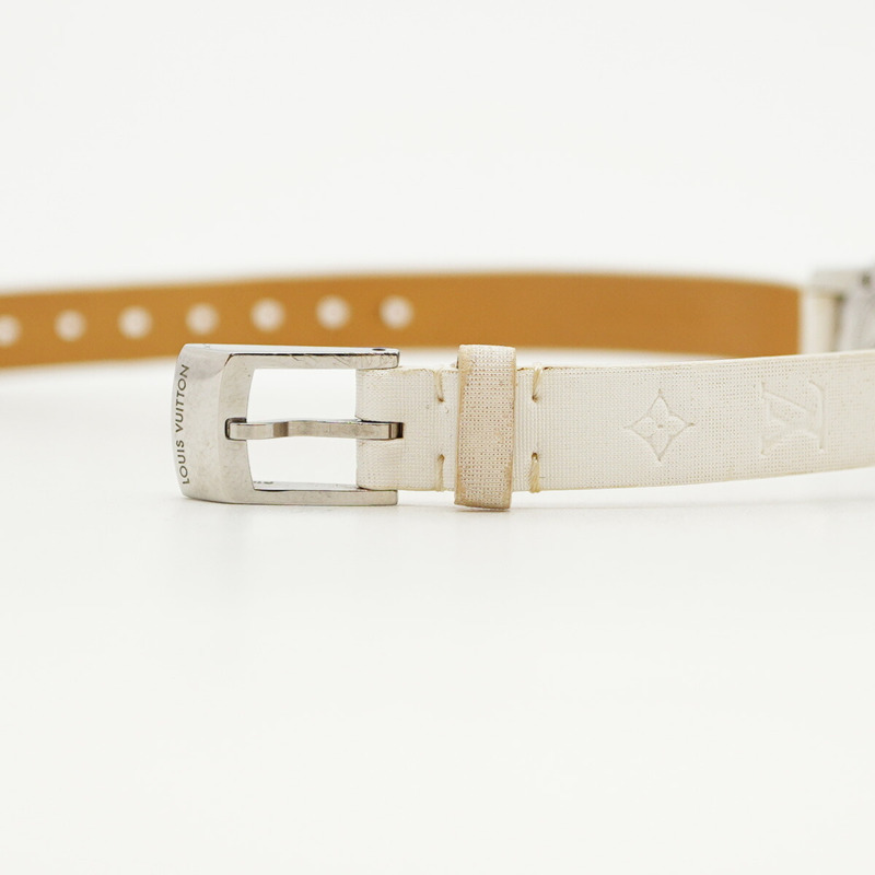 路易威登 Tambour Q151C 白色錶盤女士腕錶-4