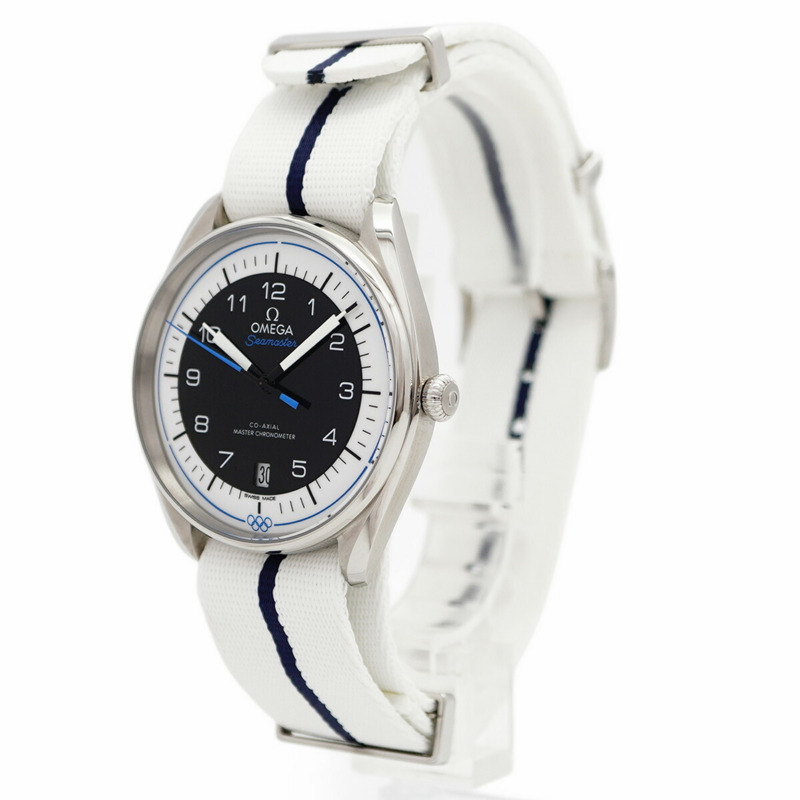 歐米茄海馬系列 522.32.40.20.01.001 白色黑色錶盤男士腕錶-2