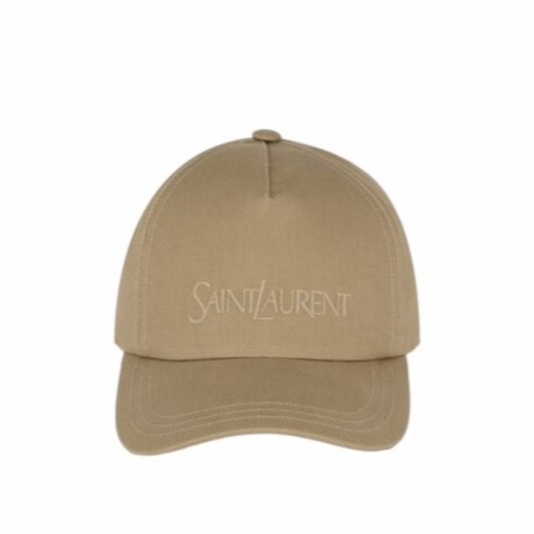 Saint Laurent 男士 華達呢棒球帽57 59 YSL 57 / FR M YSL 59 / FR XL 均碼 M XL碼