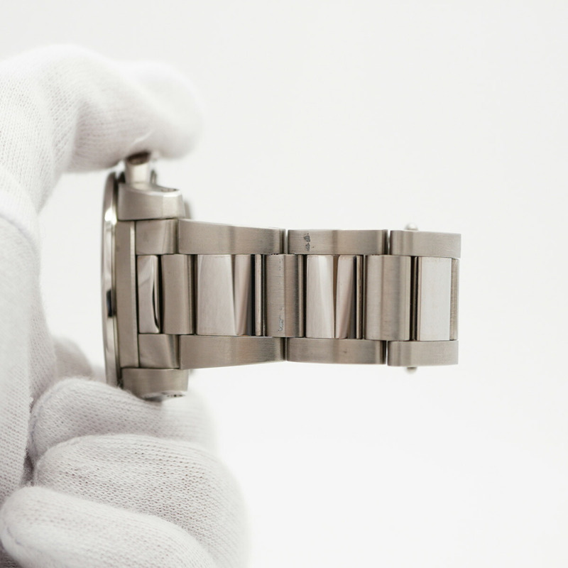 卡地亞 Calibre LM W7100015 銀色錶盤男士腕錶-6