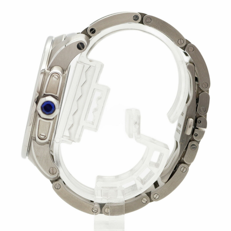 卡地亞 Calibre LM W7100015 銀色錶盤男士腕錶-8