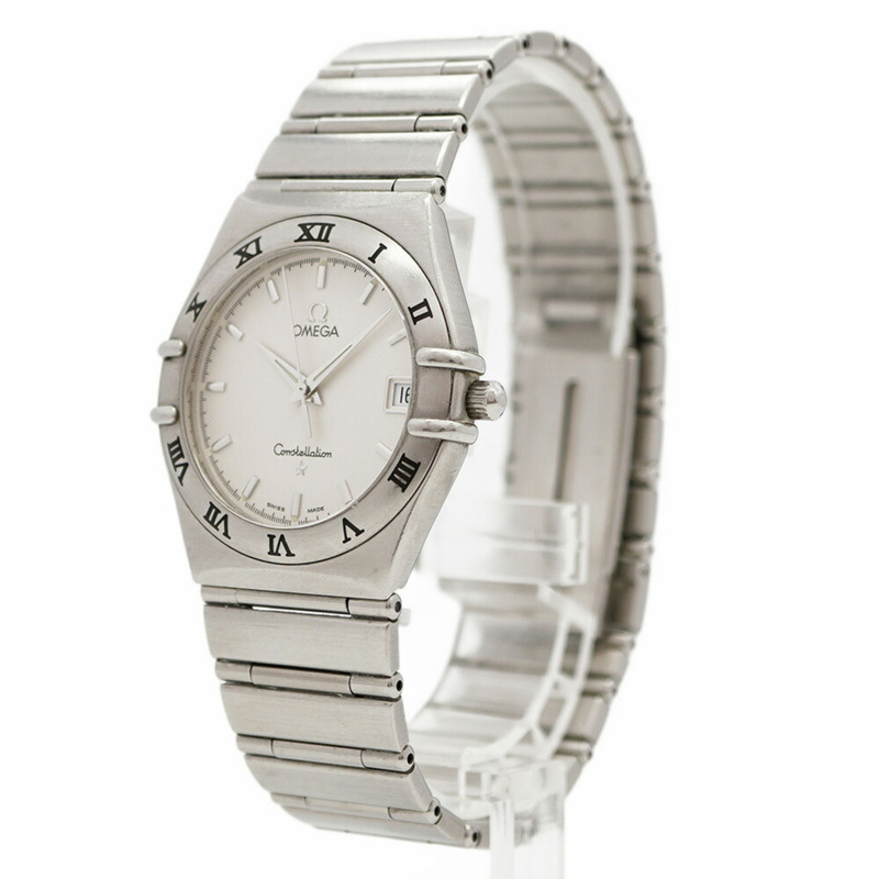 歐米茄星座系列 1512.30 白色錶盤男士腕錶-1