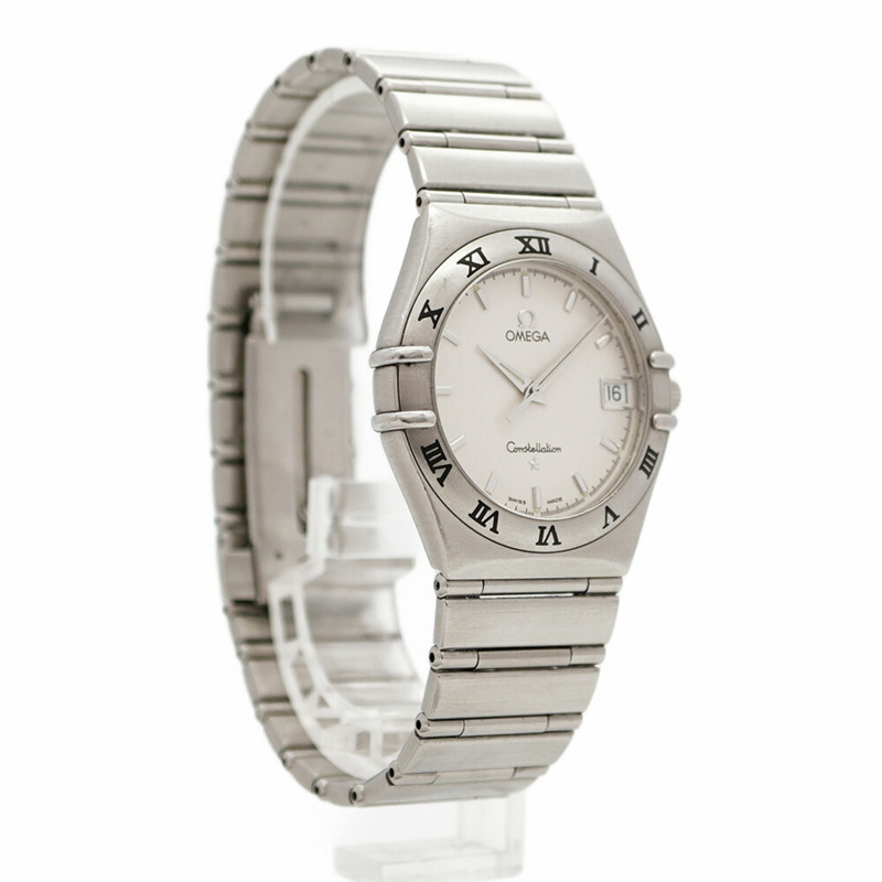 歐米茄星座系列 1512.30 白色錶盤男士腕錶-2