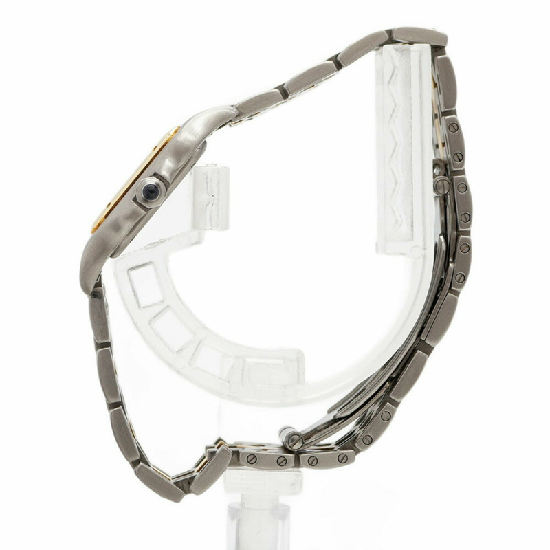 卡地亞 Panthère SM 雙色腕錶 W25029B5 象牙色錶盤 女士款-8