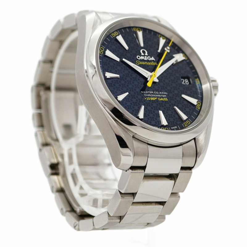 歐米茄海馬系列 231.10.42.21.03.004 海軍藍錶盤男士腕錶-2