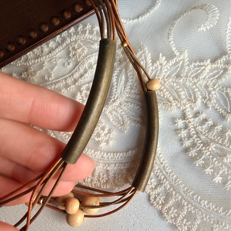 全新未使用 LANVIN 長項鏈 毛衣鏈 波希米亞風-10