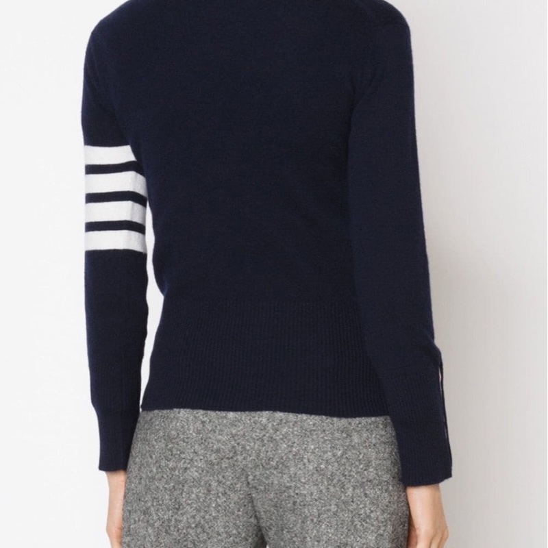 Thom Browne 女士 條紋圓領套衫IT-36 IT-38 IT-40 IT-42 IT-44碼-2