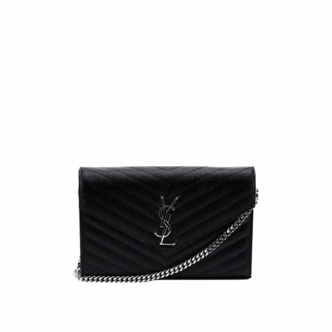 Saint Laurent 女士 CASSANDRE徽標鏈條單肩包均碼碼常規、22.5cm*4cm*14cm