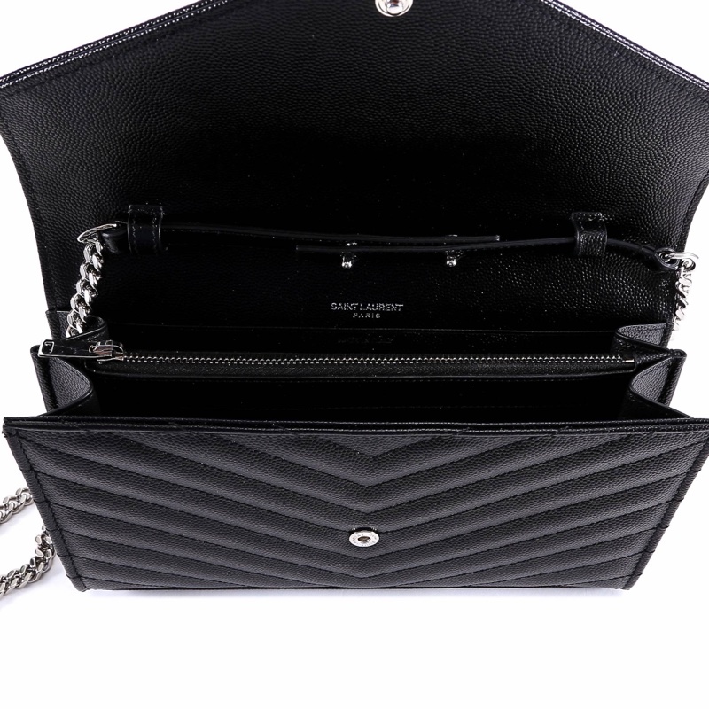 Saint Laurent 女士 CASSANDRE徽標鏈條單肩包均碼碼常規、22.5cm*4cm*14cm-3