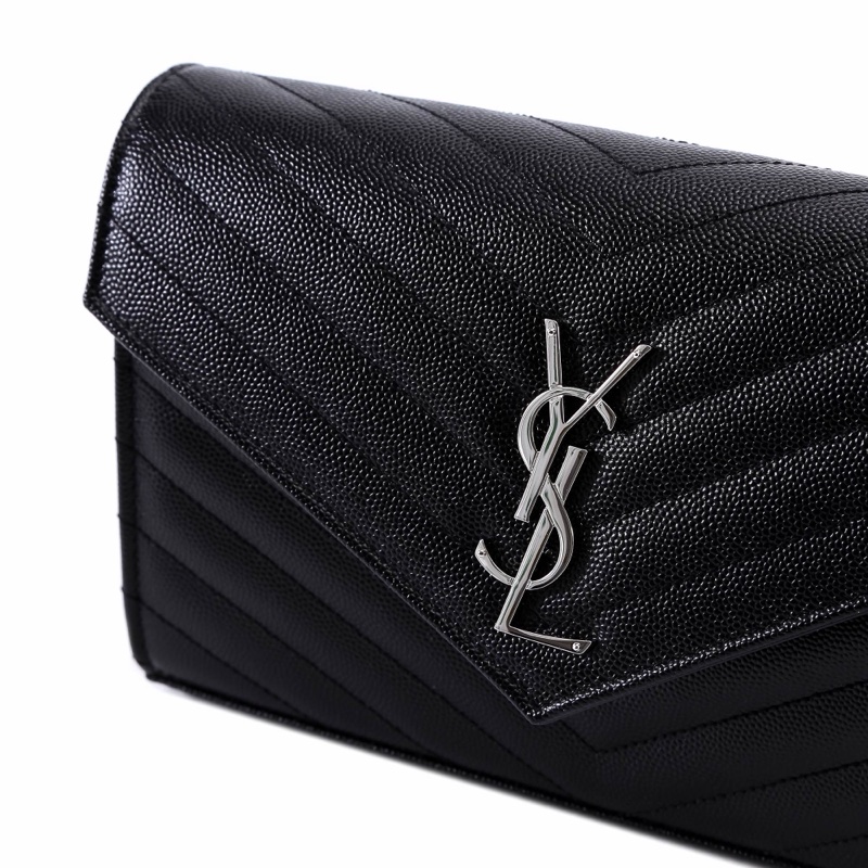 Saint Laurent 女士 CASSANDRE徽標鏈條單肩包均碼碼常規、22.5cm*4cm*14cm-4