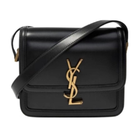 Saint Laurent 女士 SOLFERINO BOX 聖羅蘭皮革小號單肩包均碼碼小號、19cm*5cm*13cm