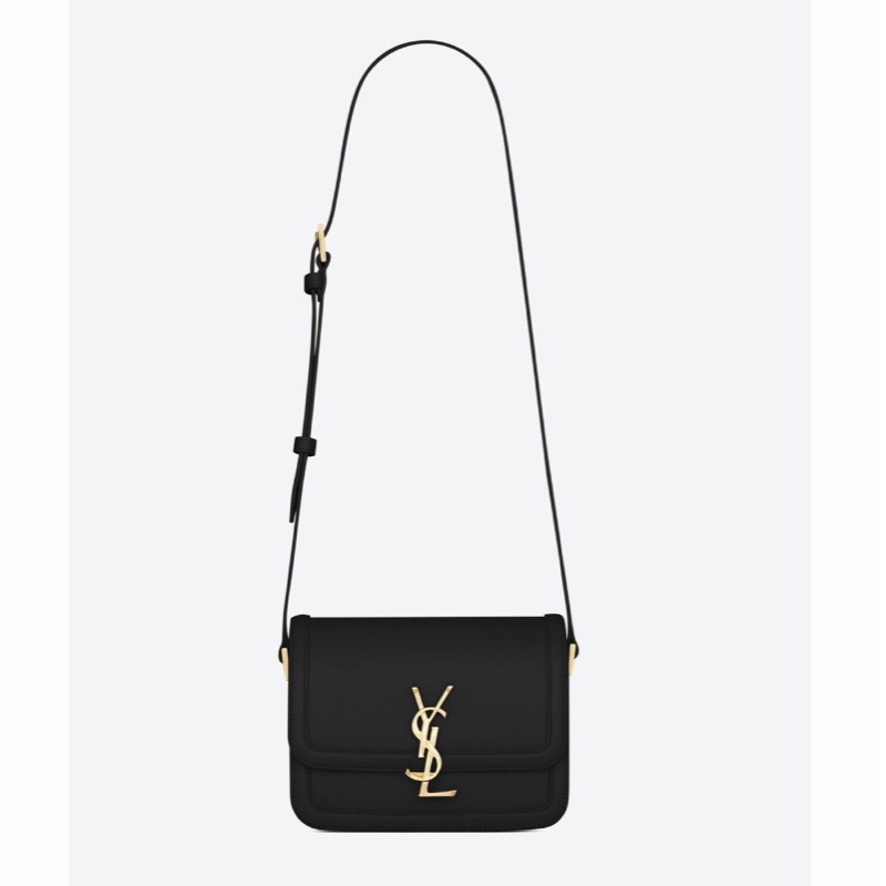 Saint Laurent 女士 SOLFERINO BOX 聖羅蘭皮革小號單肩包均碼碼小號、19cm*5cm*13cm-3
