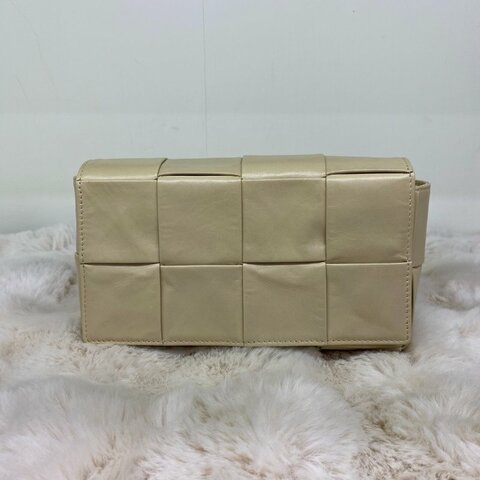 Bottega Veneta BV 編織側背方包(杏色)