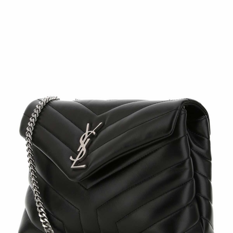 Saint Laurent 女士 LOULOU 小號Y形絎縫單肩包均碼碼小號、23cm*9cm*17cm-1