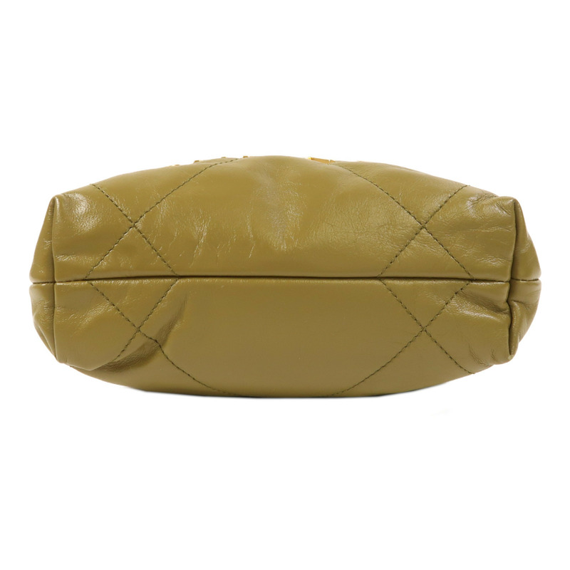 CHANEL 牛皮皮革Chanel 22 Mini金扣手挽肩背兩用袋-3