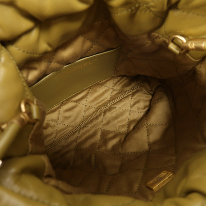 CHANEL 牛皮皮革Chanel 22 Mini金扣手挽肩背兩用袋-4