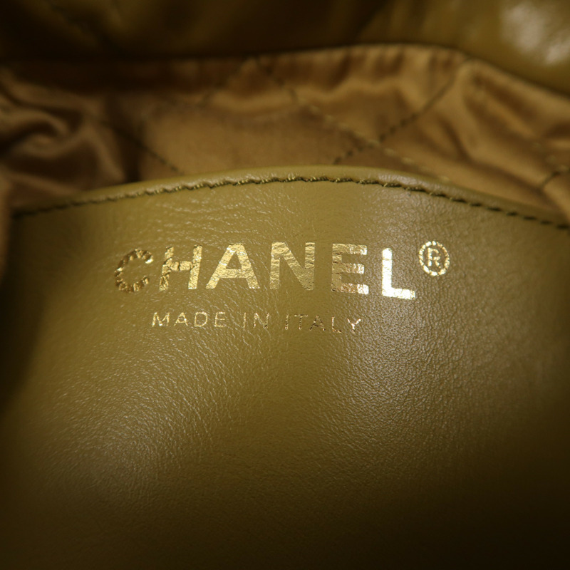 CHANEL 牛皮皮革Chanel 22 Mini金扣手挽肩背兩用袋-5