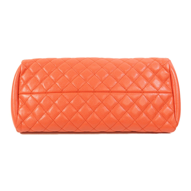 CHANEL 牛皮皮革Chain Shoulder銀扣鏈帶肩背袋-3