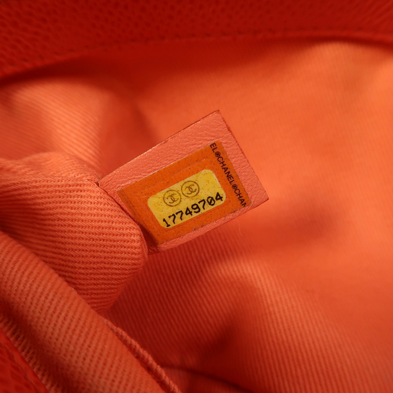 CHANEL 牛皮皮革Chain Shoulder銀扣鏈帶肩背袋-8