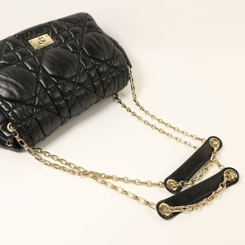 Dior 羊皮皮革Milly La Foret金扣鏈帶肩背袋-7