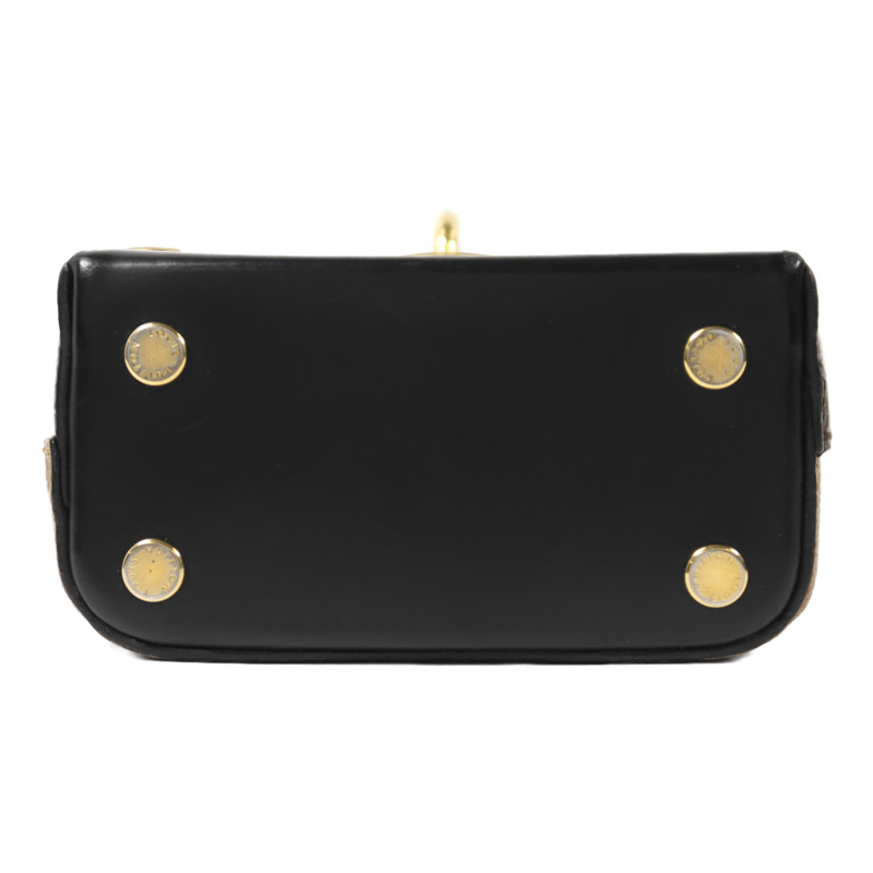 LOUIS VUITTON Monogram Reverse Bento Box BB金扣手挽肩背兩用袋-3