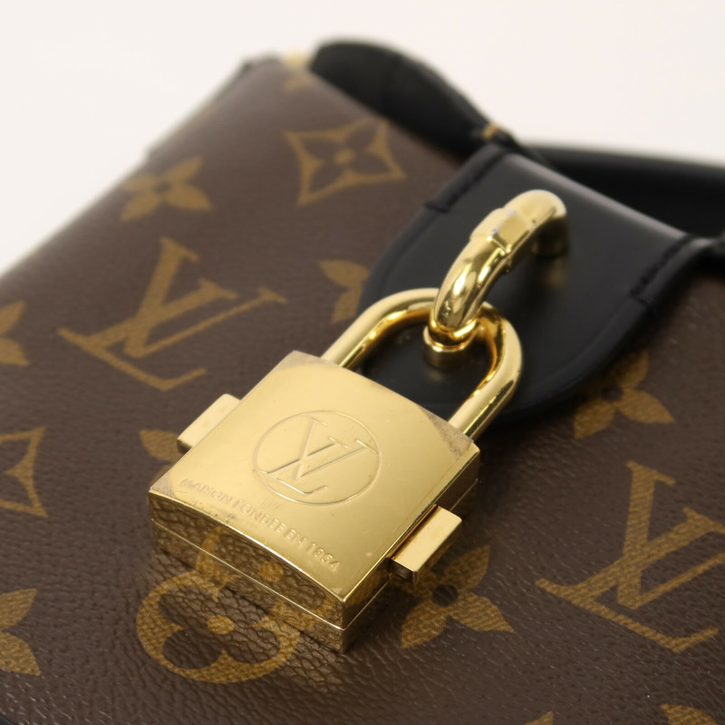 LOUIS VUITTON Monogram Reverse Bento Box BB金扣手挽肩背兩用袋-8