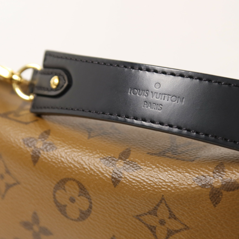 LOUIS VUITTON Monogram Reverse Bento Box BB金扣手挽肩背兩用袋-13