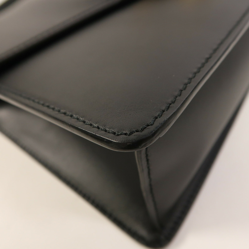 GUCCI 牛皮皮革Sylvie金扣肩背袋-12