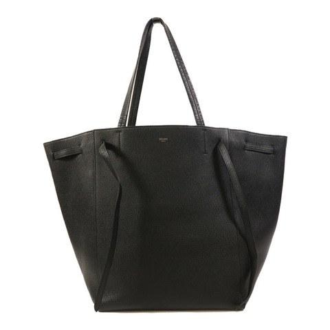 CELINE 牛皮皮革Cabas Phantom金扣肩背袋