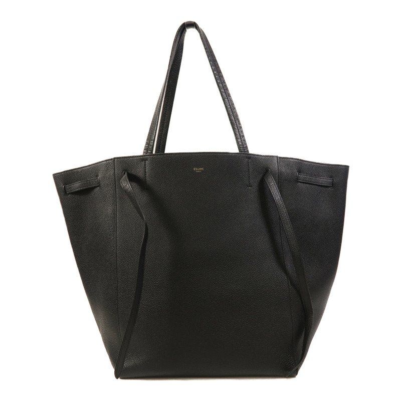 CELINE 牛皮皮革Cabas Phantom金扣肩背袋-0