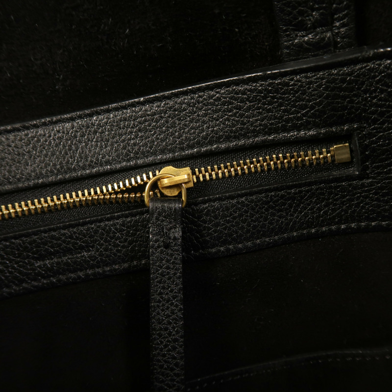 CELINE 牛皮皮革Cabas Phantom金扣肩背袋-13