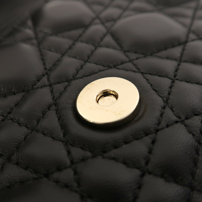 Dior 羊皮皮革My Dior Top Handle Bag金扣手挽肩背兩用袋-15