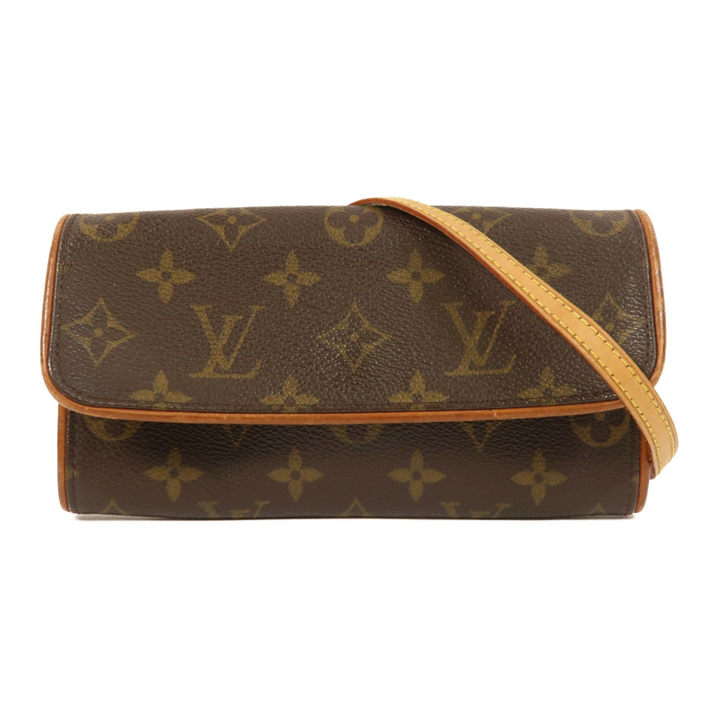 LOUIS VUITTON Monogram Pochette Florentine金扣肩背袋-0