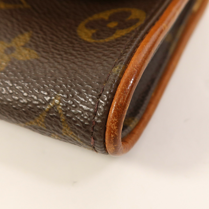 LOUIS VUITTON Monogram Pochette Florentine金扣肩背袋-8