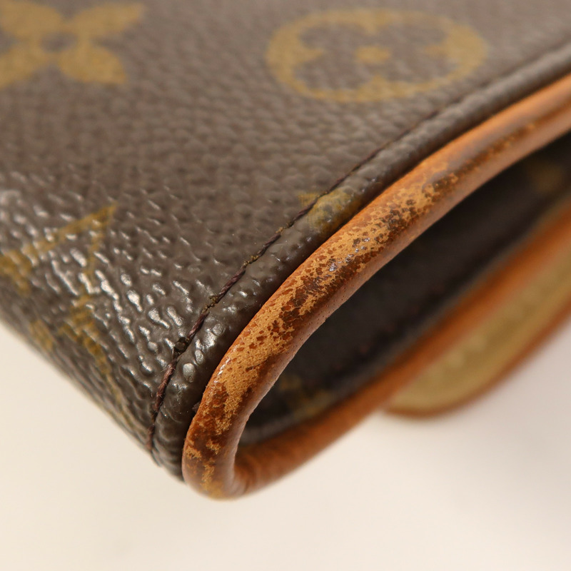 LOUIS VUITTON Monogram Pochette Florentine金扣肩背袋-10