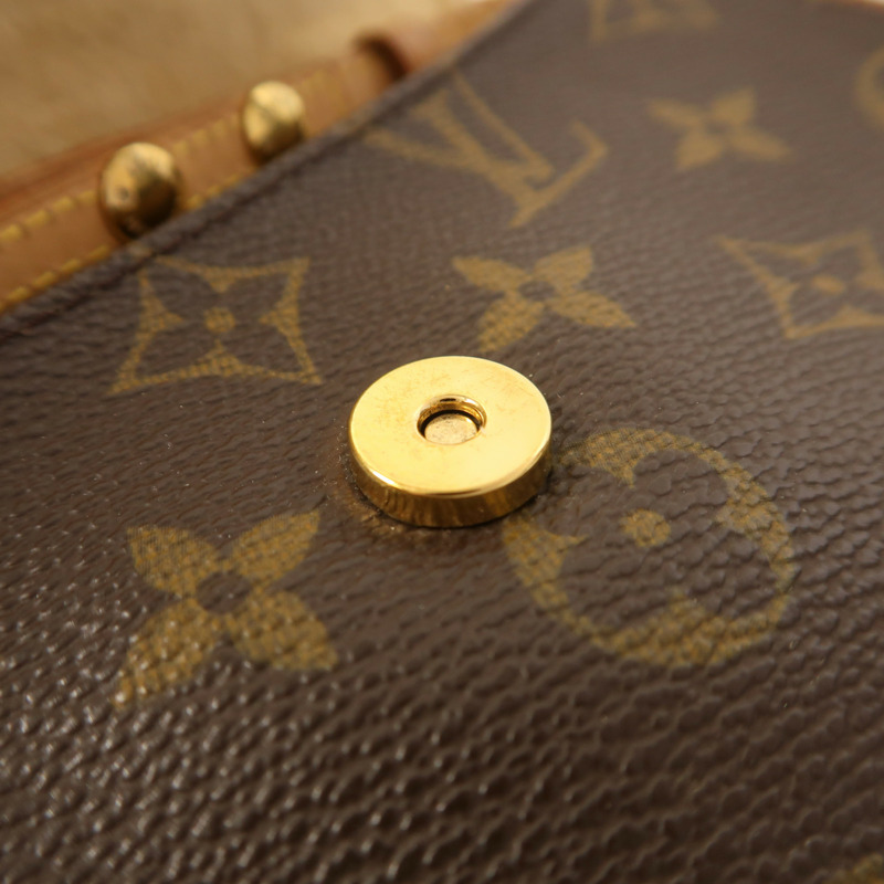 LOUIS VUITTON Monogram Pochette Florentine金扣肩背袋-12