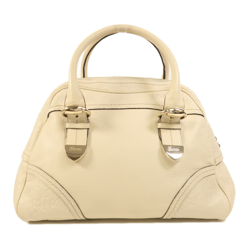 GUCCI 牛皮皮革Hand Bag金扣手挽袋-1