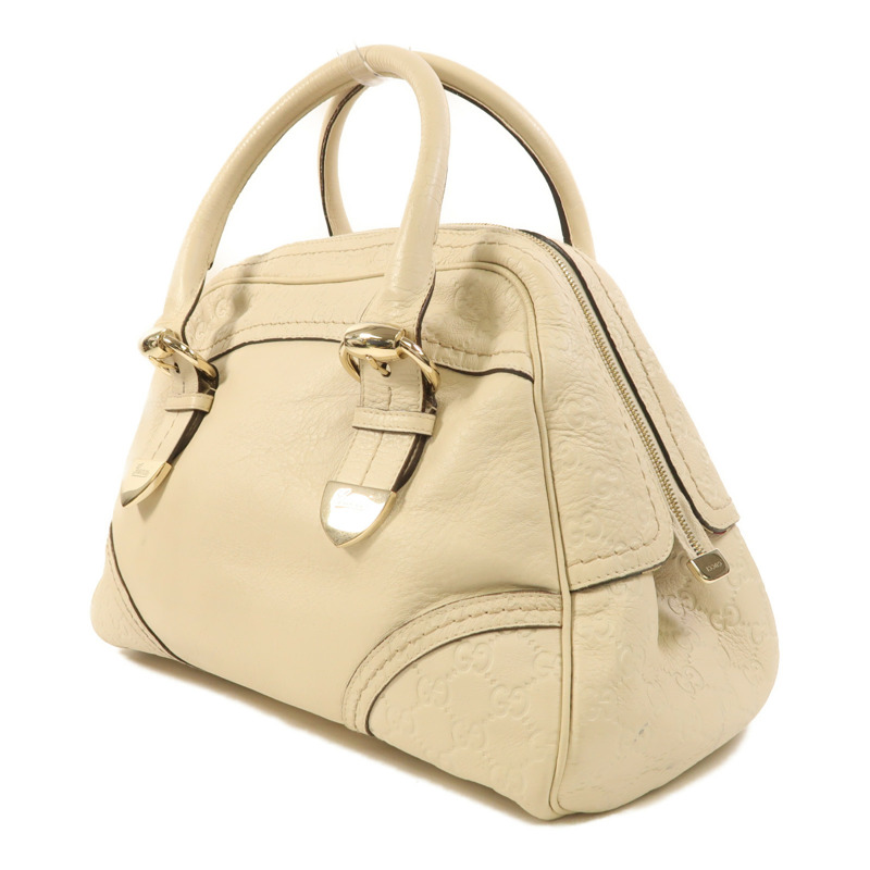 GUCCI 牛皮皮革Hand Bag金扣手挽袋-2